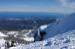 4. The trees in the bottom left corner of this picture comprise the Mc Kay glades. The bottom of the chair is below the trees just by the end of the rocky bluff. This is a great snow scene.