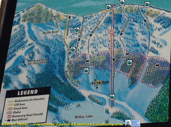 Interactive Trail Map - Boomerang Chair - Mt. Washington